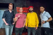 L-R: Maxi Gstettenbauer, Felix Lobrecht, Benaissa Lamroubal, Salim Samatou.