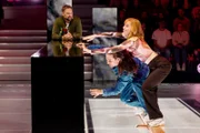 (v.l.n.r.) Steven Gätjen; Riccardo Simonetti; Eva Schulz