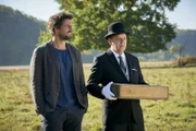 Felix "Einstein" Winterberg (Tom Beck, l.); Butler (Pierre Shrady, r.)