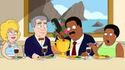 L-R: Mrs. & Mr. Neighbors Kellogg, Cleveland Brown, Evelyn Brown