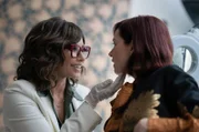 (L-R): Gina Gershon as Dr. Vanessa Holmes and Carrie Preston as Elsbeth Tascioni