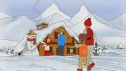 Conni hat im Skikurs eine neue Freundin gefunden: Lena, und für sie ist auch der tolle Schneemann.