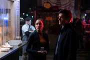 L-R: Janine Harris (Juliana Canfield), Avraham Avraham (Jeff Wilbusch)