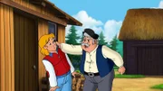 Der Mühlenhofbauer verdächtigt Freddy das vierte Paint Horse gestohlen zu haben.