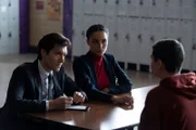 L-R: Avraham Avraham (Jeff Wilbusch), Janine Harris (Juliana Canfield)