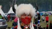 Ein Stammesmitglied der Tsuu T'?ina, Westkanada.