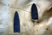 13000 Jahre alte Clovis-Spitzen, entdeckt in Texas.