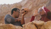 In der marokkanischen Ausgrabungsstätte Jebel Irhoud werden 2017 die Überreste eines 315.000 Jahre alten Homo sapiens gefunden. Sie gelten als die ältesten bisher bekannten Funde und haben das Verständnis der frühen Evolution des modernen Menschen erheblich erweitert. Im Bild: Prof. Abdeljalil (l.) und Prof. Abdelouahed Ben-Ncer (r.)