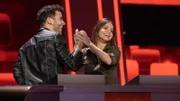 Die KandidatInnen des Teams "Schwung": Der Sänger Luca Hänni (l.) und die Tänzerin Christina Luft (r.).