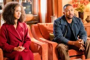 Allison Adams (Jasmin Savoy Brown, l.); Ted (Charles Michael Davis, r.)