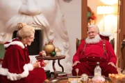 L-R: Carol Calvin (Elizabeth Mitchell), Santa Claus (Tim Allen)