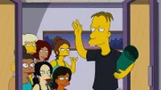 Professor Frink (r.) ist das Singledasein satt und versucht, sich dem Problem wissenschaftlich zu nähern. Er verändert sein Aussehen, seine Statur und seine Stimme - und hat damit Erfolg bei den Frauen ...