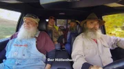 (v. l.) Jeff, Buck, Huckleberry und Trapper