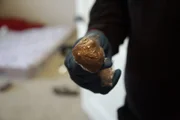 Portland, OR USA: Portland's Drug and Vice Division find a 25gram 'piece' of heroin in a Mexican drug den in Salem. (Photo Credit: National Geographic Channels/ Meg Barnard)
