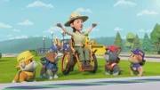 v.li.: Rubble, Wheeler, Park Ranger Rose, Charger, Mix