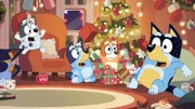 L-R: Muffin, Bluey, Bingo, Bandit