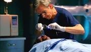 Dr. Sid Hammerback (Robert Joy) untersucht die Leiche des erschlagenen Unternehmers und fördert interessante Erkenntnisse zu Tage.
