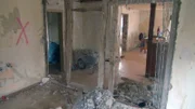 Eine einzige Baustelle...  (Foto: zukünftige Küche und Wohnzimmer der Familie)