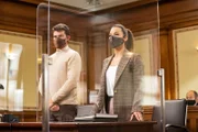 Alfredo Castro (Andrew Matarazzo, l.); Emily Lopez (Jessica Camacho, r.)