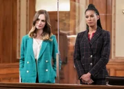 Samantha Powell (Audrey Corsa, l.); Kiara Foster (Kearran Giovanni, r.)