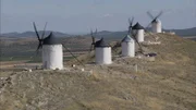 Die Windmühlen im kastilischen La Mancha wurden durch die Romanfigur Don Quichote bekannt.