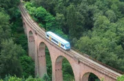 Hunsrückbahn auf Hubertus-Viadukt.