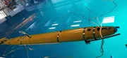 Auf dem Jupiter-Mond Europa soll der Tauchroboter einen riesigen Ozean erforschen – heute wird er im Tauchbecken des DFKI in Bremen getestet.