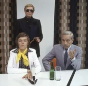 (v.l.n.r.) Timm Thaler (Thomas Ohrner); Baron de Lefouet (Horst Frank); Anatol (Richard Lauffen)