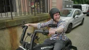 Axel on motorcycle.