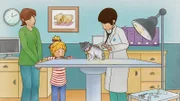 Die Tierärztin ist sehr zufrieden mit Conni. Ihr Kater Mau ist kerngesund, und Conni weiß schon eine Menge über Katzen.