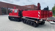 The Hägglund BV 206 in the courtyard of fire station 3.