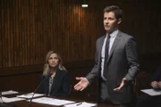 Eddie Janko (Vanessa Ray, l.); Jamie Reagan (Will Estes, r.)