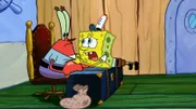 L-R: Mr. Krabs, SpongeBob