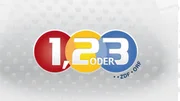 "1, 2 oder 3" - Logo