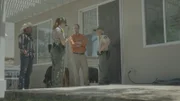 Michael McStay and Chase Merritt talk with the police.