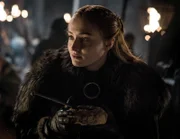 Sophie Turner as Sansa Stark.