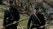 Union soldiers near the Potomac River.