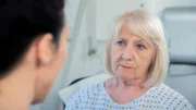 Patient under examination.