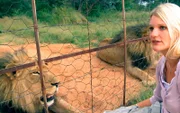 ARD/SWR DAS WAISENHAUS FÜR WILDE TIERE FOLGE 14, "Abenteuer Afrika", SWR Dokuserie mit 40 Folgen, deren Schauplatz die Tierrettungsstation "Harnas" am Rand der afrikanischen Kalahari-Wüste ist, Annika hat eine ganz besondere Beziehung zu den Löwen.