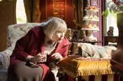 Mrs Pumphrey (Diana Rigg) macht sich Sorgen um ihren Hund Tricki-Woo. Tierarzt James Herriot hat Tricki-Woo strengste Diät verordnet.