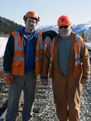 L-R: Mike Hoadley and John.