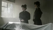 Die Schwägerin des Opfers Clara Hogg (l.) und Mary Pearcey.