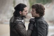 On left: Jon Snow (Kit Harington)