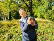 Gabriele Reisinger hilft diesem untergewichtigen Igel in ihrer Igel-Auffangstation, um über den Winter zu kommen.