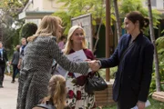 L-R: Renata Klein (Laura Dern), Madeline Martha Mackenzie (Reese Witherspoon) und Jane Chapman (Shailene Woodley). Kind: Amabella Klein (Ivy George).