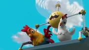 L-R: Roostario, Chickaletta