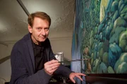 Fritz Messner, Bühnenmaler und Freizeit-Paläontologe.