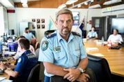 MAC Commander, Detective Superintendent Mark Hutchings im Kontrollraum.
