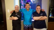 L-R: Brett, Johnny Damon und Wayde