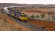 Seine 30 Wagen geben dem Indian Pacific die eindrucksvolle Länge von 775 Metern.